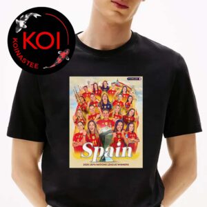 Spain 2025 Women Nations League Champions Espana Campeon De La Femenina Unisex T-Shirt