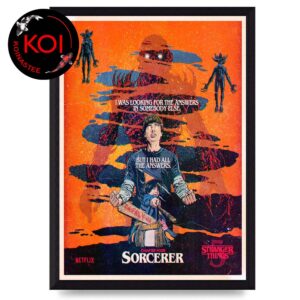 Stranger Things 5 Chapter Four Sorcerer Art Home Decor Poster Canvas