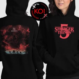 Stranger Things 5 One Last Adventure Two Sided Hoodie
