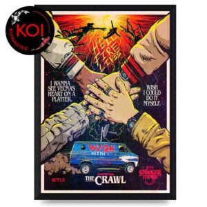 Stranger Things 5 The Crawl Chapter One Home Decor Poster Canvas