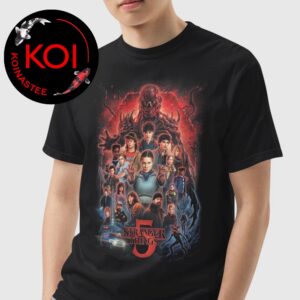 Stranger Things 5 x Kyle Lambert Season 5 Art Unisex T-Shirt
