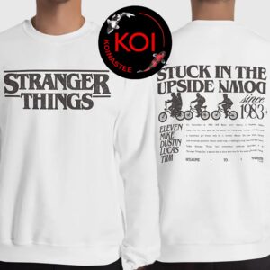 Stranger Things Stuck In The Upside Down Two Sided T-Shirt Sweatshirt