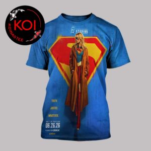 Supergirl 2026 Truth Justice Whatever All Over Print T-Shirt