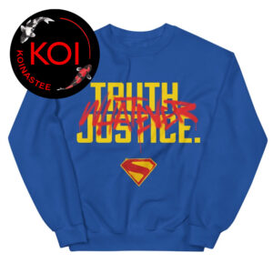 Supergirl 2026 Truth Justice Whatever Crewneck Sweatshirt