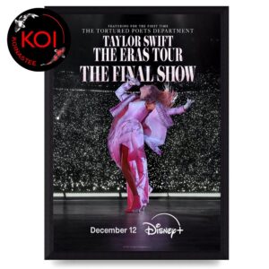 Taylor Swift The Eras Tour The Final Show Movie Film Disney 2025 Home Decor Poster Canvas