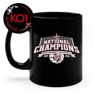 Texas A&M Aggies Volleyball 2025 National Champions NCAA Women Volleyball Ceramic Mug Cup