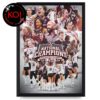 Western Michigan Football 2025 Champions Myrtle Beach Bowl Home Decor Poster Canvas