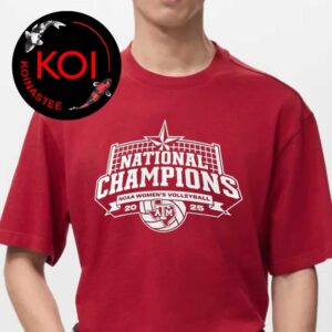 Texas A&M Aggies Volleyball 2025 National Champions NCAA Women Volleyball Unisex T-Shirt