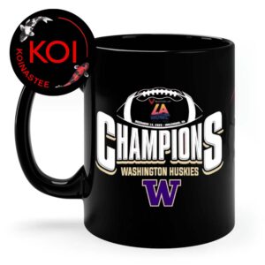 Washington Huskies Football Champions 2025 Bucked Up LA Bowl Hosted By Gronk Ceramic Mug Cup