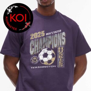 Washington Huskies Mens Soccer 2025 NCAA National Champions Unisex T-Shirt