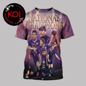 Washington Men’s Soccer 2025 National Champions All Over Print T-Shirt