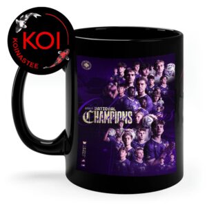 Washington Men’s Soccer 2025 National Champions Big 10 Ceramic Mug Cup