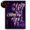 Washington Men’s Soccer 2025 National Champions Home Decor Poster Canvas