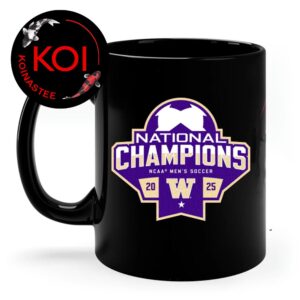 Washington Mens Soccer 2025 National Champions Ceramic Mug Cup
