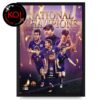 Washington Men’s Soccer 2025 National Champions Big 10 Home Decor Poster Canvas