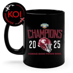 Washington State Cougars Football 2025 Champions Famous Idaho Potato Bowl Ceramic Mug Cup