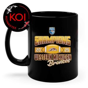 Western Michigan Football 2025 Champions Myrtle Beach Bowl Ceramic Mug Cup