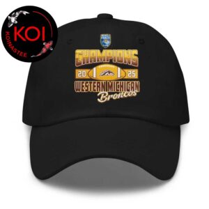 Western Michigan Football 2025 Champions Myrtle Beach Bowl Classic Hat Cap Snapback