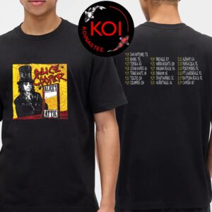 Alice Cooper 2026 Alice’s Attic Tour Dates Two Sided T-Shirt