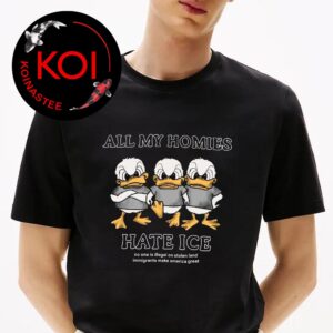All My Homies Hate Ice Duck Unisex T-Shirt