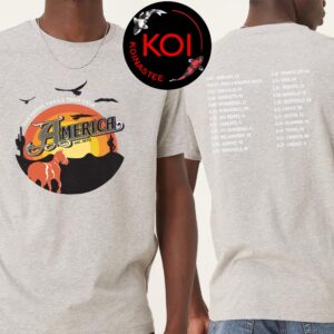 America Band 2026 The Happy Trail Tour AT40 Two Sided T-Shirt