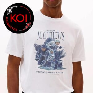 Auston Matthews Toronto Maple Leafs All Time Goal Leader Oliver Ekman Larsson Wear Unisex T-Shirt