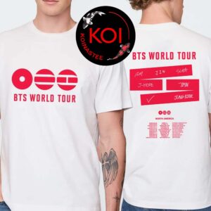 BTS 2026 North America World Tour Dates Two Sided T-Shirt