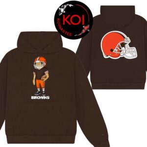 Bad Bunny x Cleveland Browns Concho NFL 2025 2026 Season Two Sided Hoodie