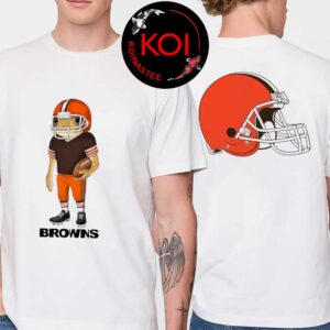 Bad Bunny x Cleveland Browns Concho NFL 2025 2026 Season Two Sided T-Shirt