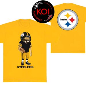 Bad Bunny x Pittsburgh Steelers Concho NFL 2025 2026 Season Two Sided T-Shirt