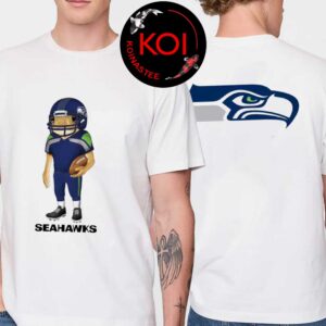 Bad Bunny x Seattle Seahawks Concho NFL 2025 2026 Season Two Sided T-Shirt
