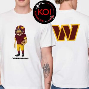 Bad Bunny x Washington Commanders Concho NFL 2025 2026 Season Two Sided T-Shirt