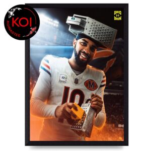 Caleb Williams Grate Chese Chicago Bear 2026 Home Decor Poster Canvas