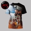 Caleb Williams Iceman Chicago Bears NFL 2026 All Over Print T-Shirt