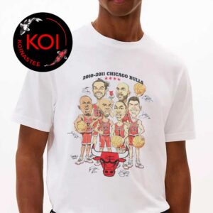 Chicago Bulls Mitchell And Ness 2010 2011 Team Caricature Unisex T-Shirt