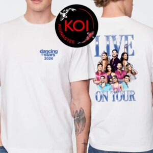 Dancing With The Stars Live On Tour 2026 Two Sided T-Shirt
