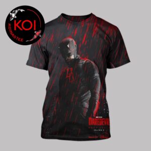 Daredevil Born Again Season 2 Marvel All Over Print T-Shirt