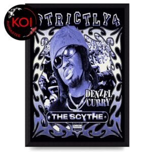 Denzel Curry Strictly 4 The Scythe Album Cover Home Decor Poster Canvas