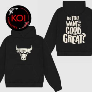 Derrick Rose Do You Want To Be Good Or Great Chicago Bulls Mitchell And Ness Two Sided Hoodie T-Shirt