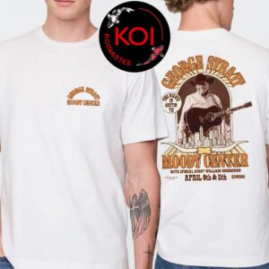 George Strait Moody Center 2026 Austin Texas On April 9th 11th Two Sided T-Shirt