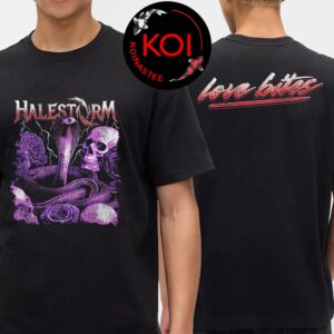 Halestorm Band Love Bite Two Sided T-Shirt