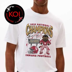 Indiana Hoosier Football 2025 2026 CFP National Champions Confetti Unisex T-Shirt