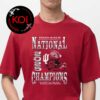 Indiana Hoosier Football Never Daunted Parfect Season 2025 2026 CFP National Champions Helmet Unisex T-Shirt
