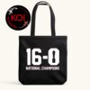 Indiana Hoosiers Football 2025 2026 National Champions College Football Playoff Player Tote Bag