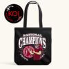 Indiana Hoosiers Football 2025 2026 National Champions College Football Playoff Ring Tote Bag
