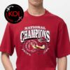 Indiana Hoosiers Football 2025 2026 National Champions College Football Playoff Ring Unisex T-Shirt