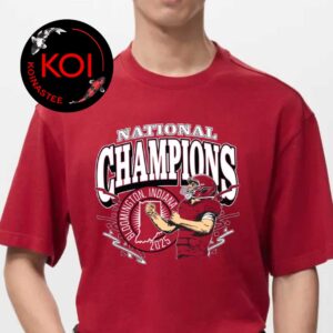 Indiana Hoosiers Football 2025 2026 National Champions College Football Playoff Player Unisex T-Shirt