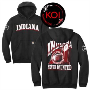 Indiana Hoosiers Football 2025 2026 National Champions College Football Playoff Trophy All Over Print T-Shirt