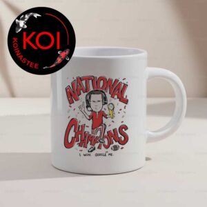 Indiana Hoosiers Football Google Me 2025 2026 National Champions College Football Playoff Coach Ceramic Mug Cup