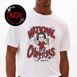 Indiana Hoosiers Football Google Me 2025 2026 National Champions College Football Playoff Coach Unisex T-Shirt